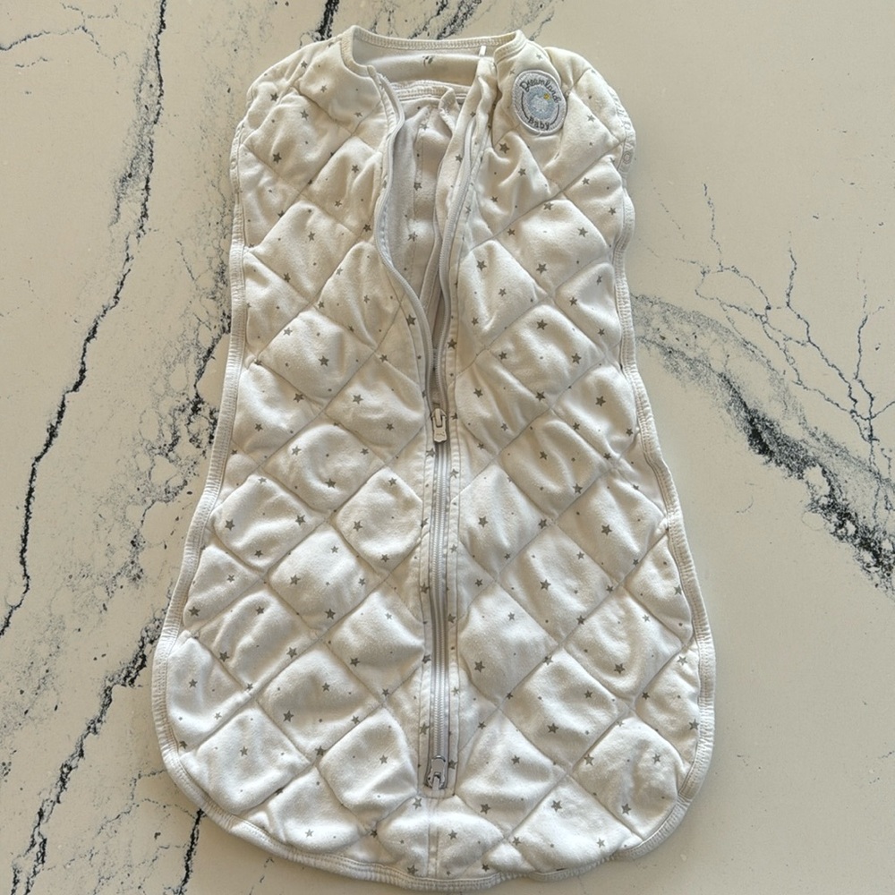 Dreamland Baby Weighted Quilted Blanket Swaddle Sleepsack 0-6m Small